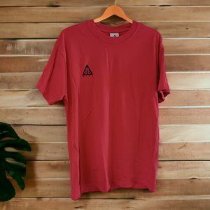 Mens Nike ACG Red T-shirt  Size S